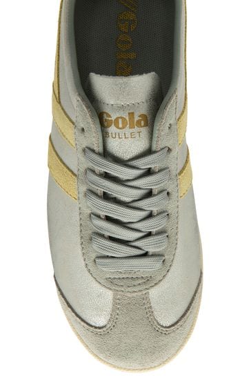 Gola Silver Ladies Bullet Blaze Lace Up Trainers