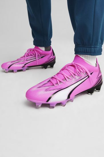 Puma Pink Womens Ultra Match Fg/Ag Football Boots