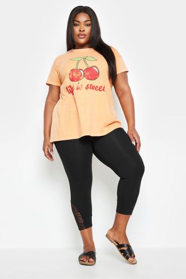 Yours cropped leggings top