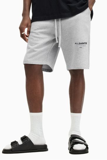 AllSaints Grey Underground Sweat Shorts