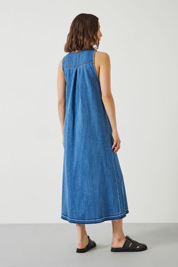 Maxi denim dress uk discount