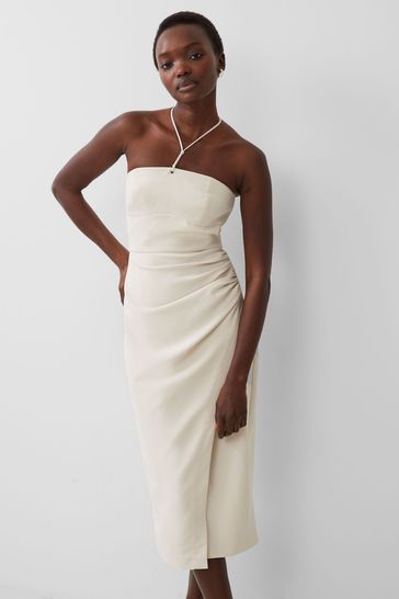 French Connection Echo Crepe Halter Dress