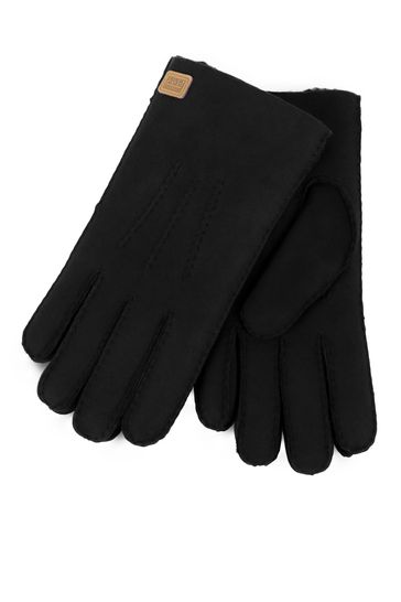 Just Sheepskin Black Rowan Gloves