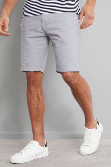 Threadbare Grey Cotton Chino Shorts