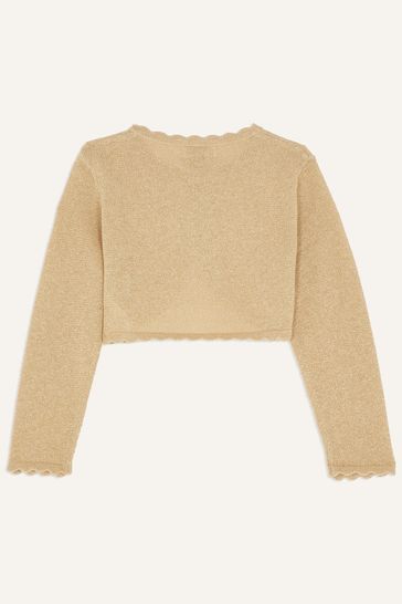 Baby gold sales cardigan