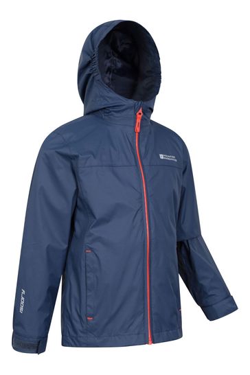 Mountain Warehouse Blue Kids Torrent Waterproof Jacket