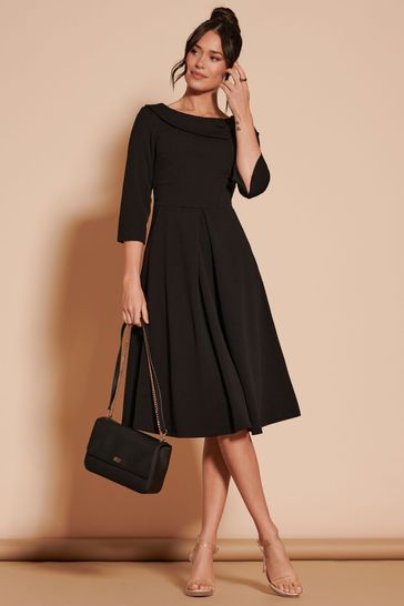 Jolie moi black dress sales