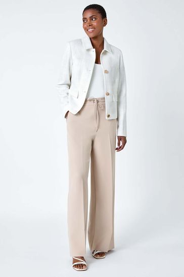 Black and white boucle jacket store