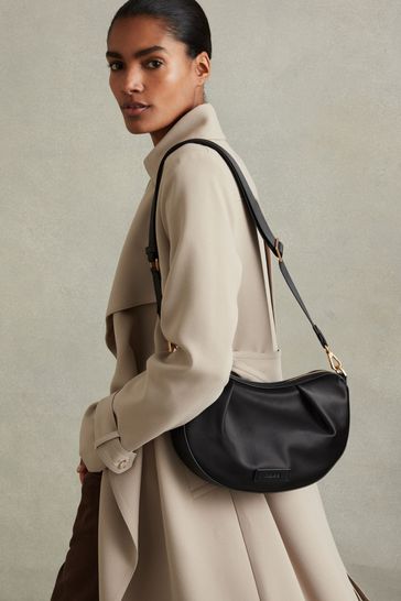Reiss maya leather shoulder bag deals