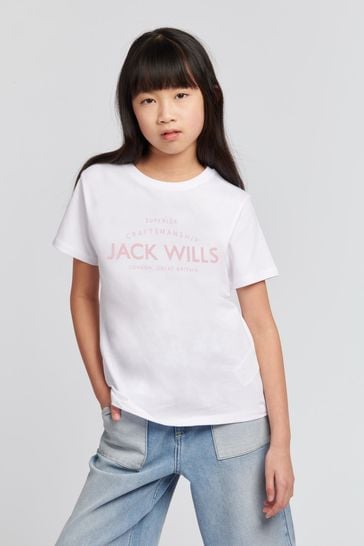 Camiseta de corte estándar Est 1999 para niña de Jack Wills