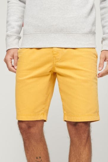SUPERDRY Yellow SUPERDRY Officer Chino Shorts