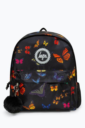 Hype. Winter Butterfly Black Backpack