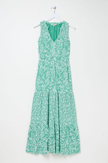 Buy FatFace Maya Blue Paisley Jersey Maxi Dress from Next Bahrain