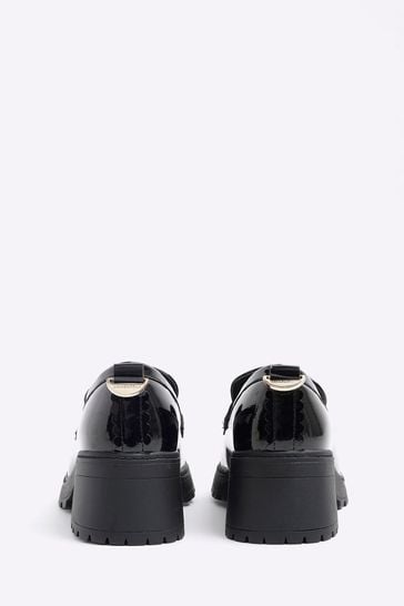 River island heeled loafers deals