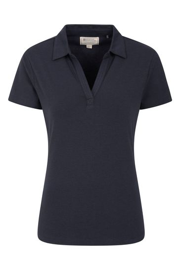Mountain Warehouse Blue Womens UV Polo Shirt