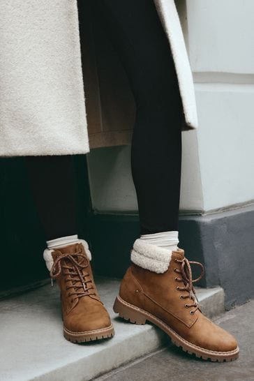 Lace up ankle hiker boots online