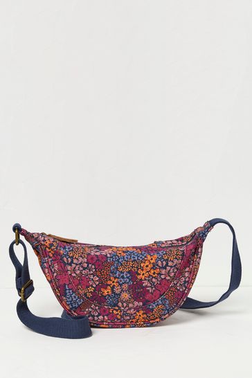 FatFace Pink Jovie Printed Sling Bag