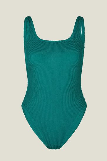 Accessorize Blue Crinkle Swimsuit