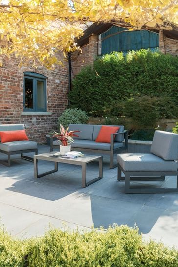 Kettler Slate Grey Versa Garden Sofa Lounge Set