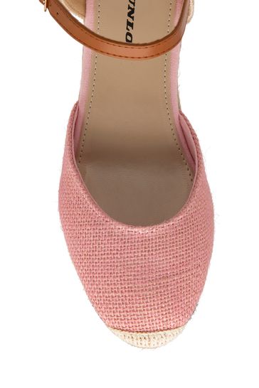 Buy Dunlop Pink Wedges Espadrilles Sandals from Next Denmark