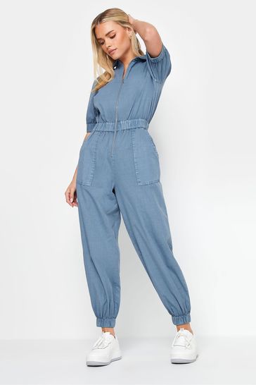Petite cotton jumpsuit deals