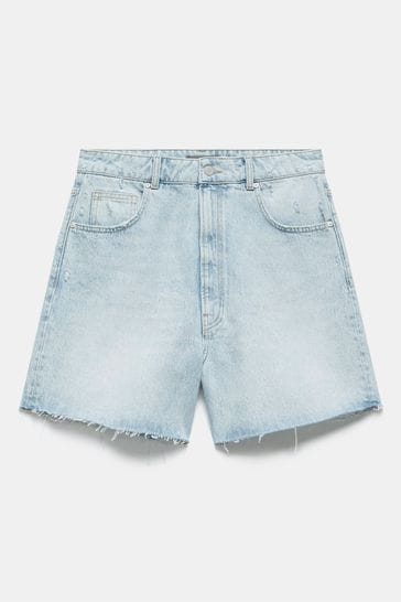 Mint Velvet Blue Denim Shorts