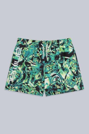 Animal Kids Jed Recycled Printed Boardshorts