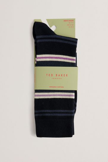 Ted Baker Sokkfiv Striped Socks