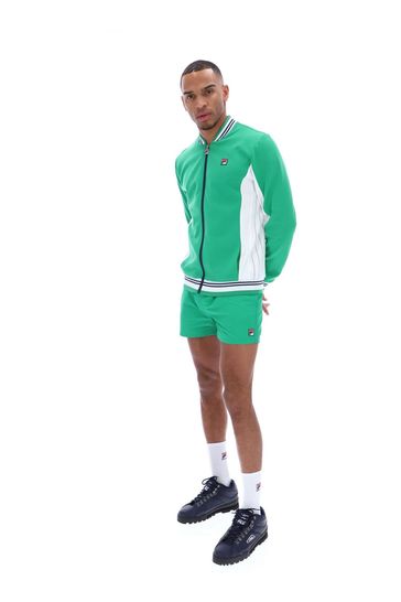 Fila Green Settanta Baseball Track Jacket