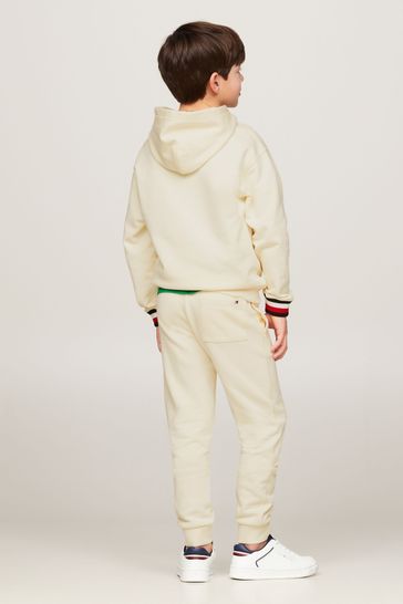 Buy Tommy Hilfiger Cream Monogram Hoodie from Next Denmark