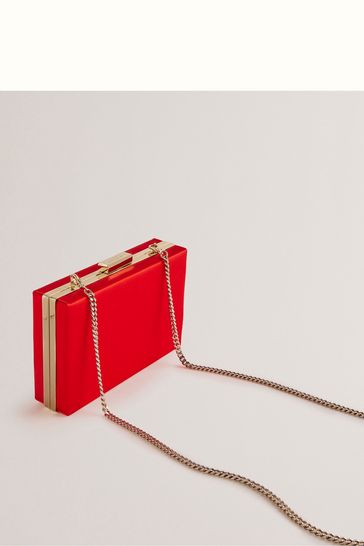 Ted baker red clutch bag 2025