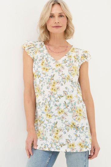 FatFace Natural Katy Citrus Tunic