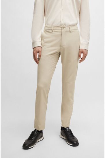 Buy BOSS Slim Fit Stretch Cotton Chino Trousers from Next Bahrain