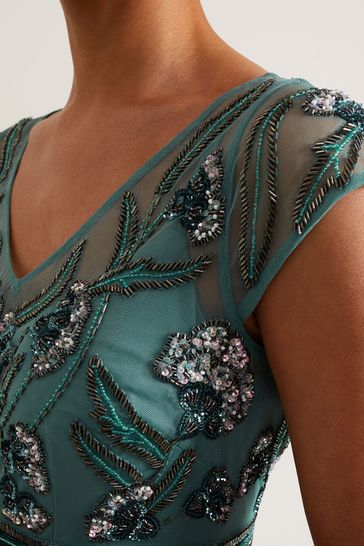 Phase eight green sequin dress outlet
