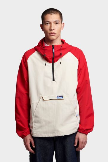 Penfield Mens Red Wind and Rain Resistant Pac Jacket