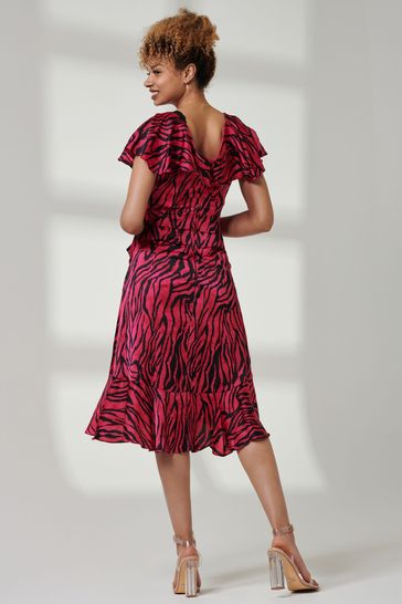 Deep plunge v neck dress online
