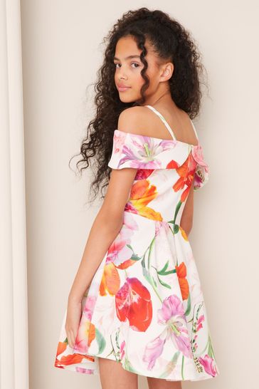 Cold shoulder skater dress uk cheap