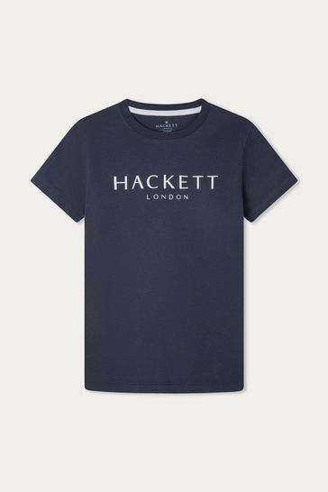 Hackett London Older Boys Blue Short Sleeve T-Shirt