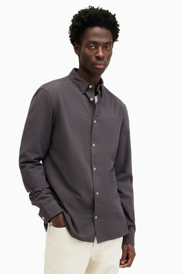 AllSaints Grey Lovell Shirt