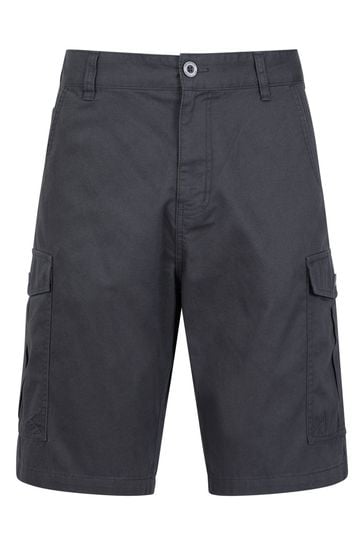 Mountain Warehouse Black/Grey Mens Lakeside Cargo Shorts