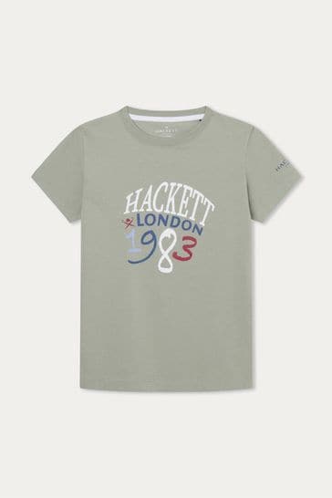 Hackett London Older Boys Green T-Shirt