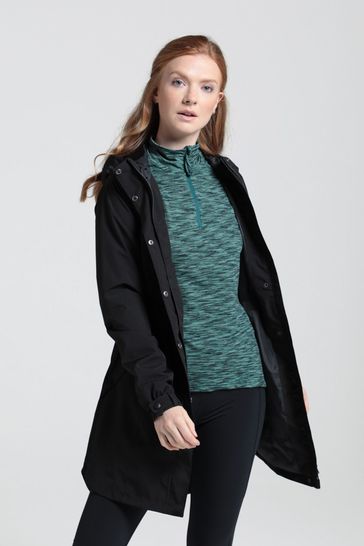 Buy Mountain Warehouse Black Womens Waterproof Trench Coat from Next Saudi Arabia