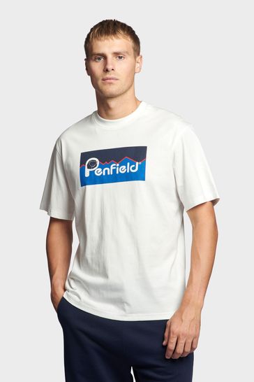 Penfield Mens Relaxed Fit Original Large Logo T-Shirt