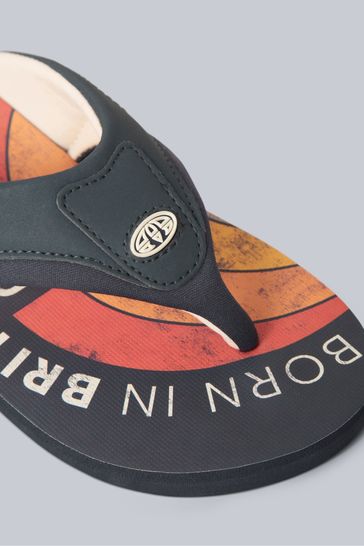 Mens animal fader flip flops size 1 hot sale