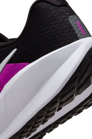 Nike black and purple trainers hotsell