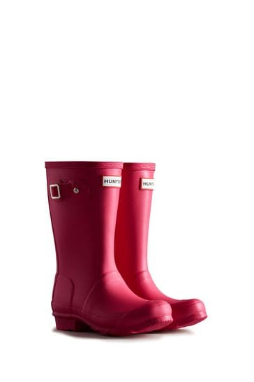 Kids red hunter wellies online