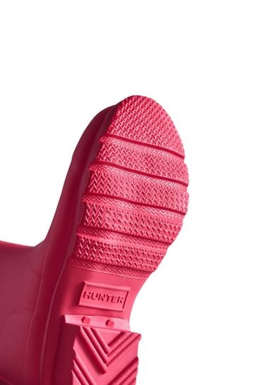 Kids pink hunter wellies sales