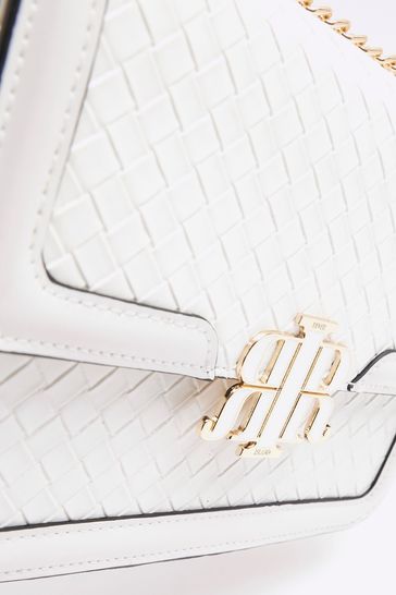 River island white bag sales