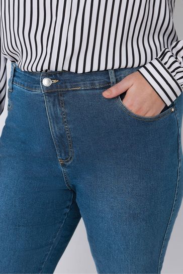 Evans curve jeans sales