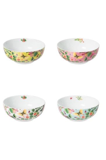 Designers Guild Ikebana Damask Cereal Bowls Set Of 4